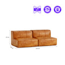 Sofá Modular Boucle Cinza - 2 Lugares